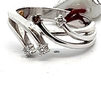 Ringe Recarlo Dame in Gold Diamante 0.12 Ct AB 447/B - AB 447/B